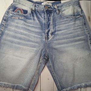 Blue Denim Shorts Kancan Shorts